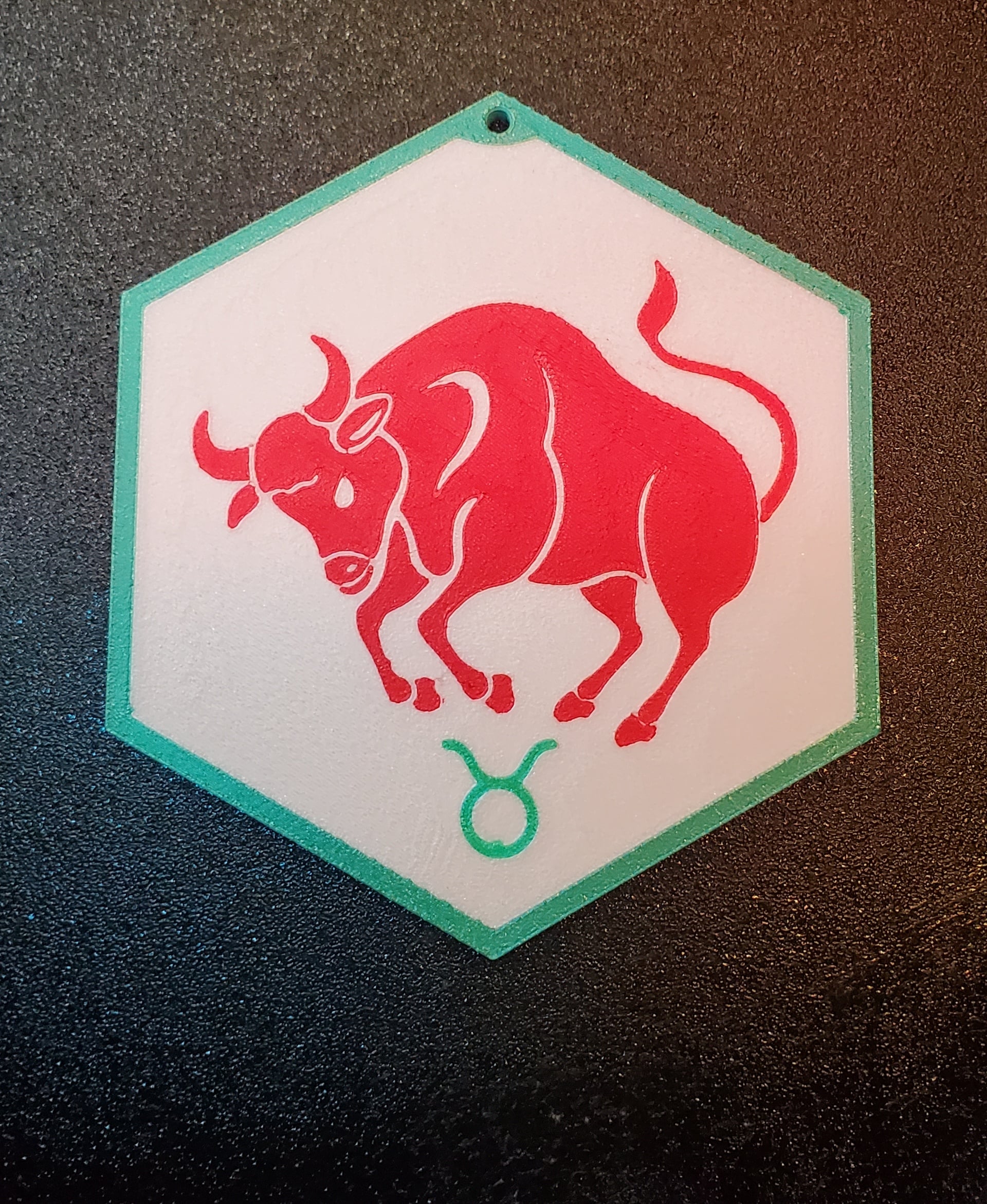 Taurus Astrology Pendant 3d model
