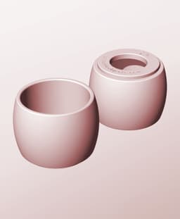 CR68-60-P Modular Stacking pierced container for home decor 3d model