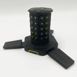 Helldivers 2 Anti Personnel Mine Tower / Videogame Prop Decoration Stl 3mf Multicolored 3d model