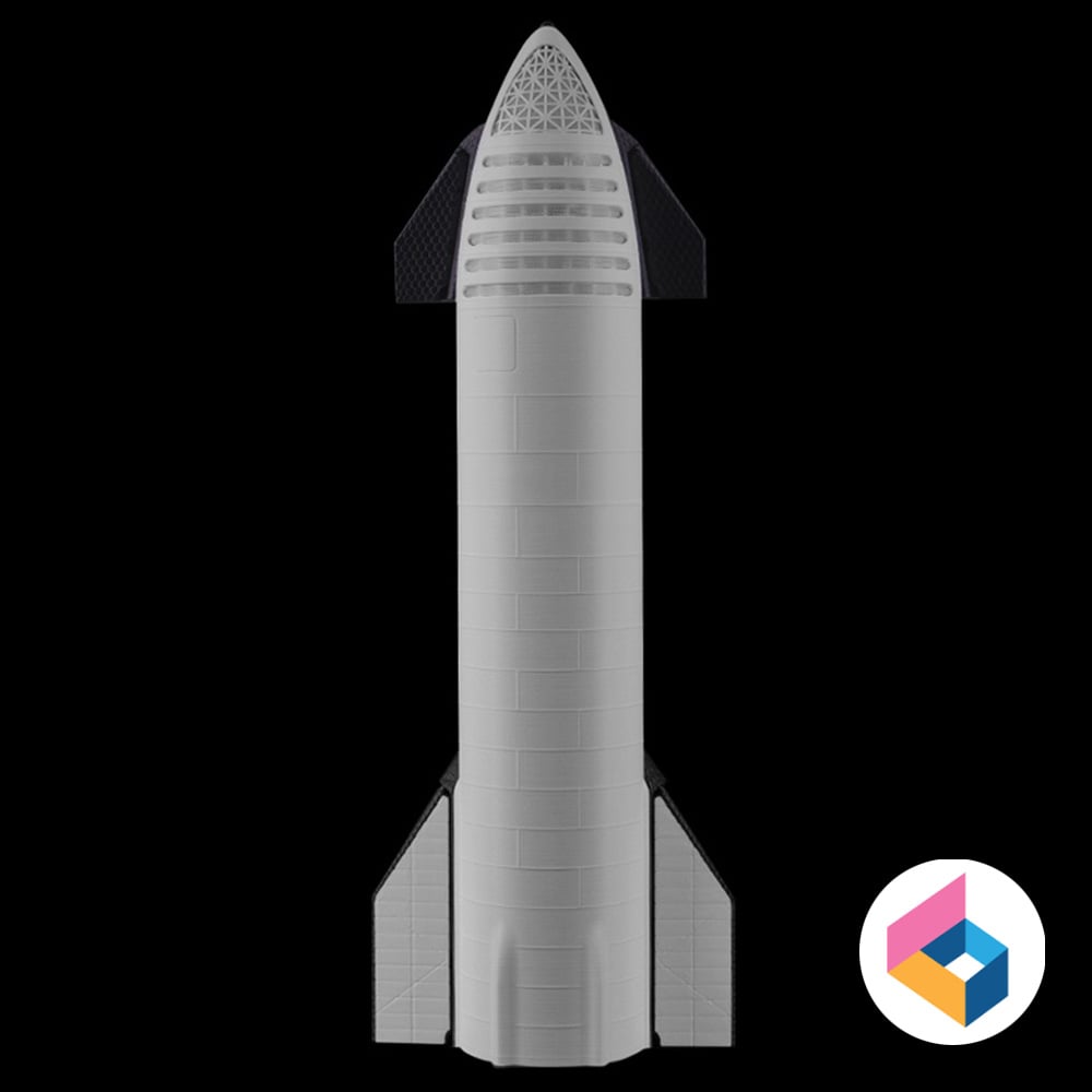 SpaceX Starship Crew 3d model