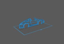 Porsche - 991 Targa 4S Wall Art 3d model
