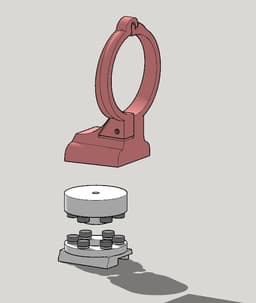 camera magnet rotator 30-60-90 deg. (new vesion see my things) 3d model