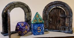 Modular Door Props (DND / TTRPG) 3d model