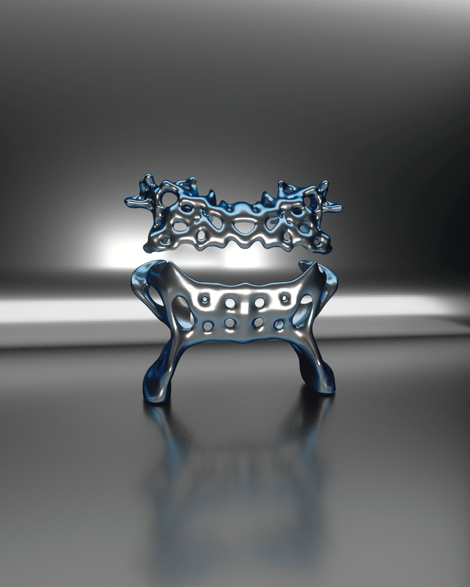 V8 ABSTRACT AIRPODS PRO 1/2 CASE 3d model