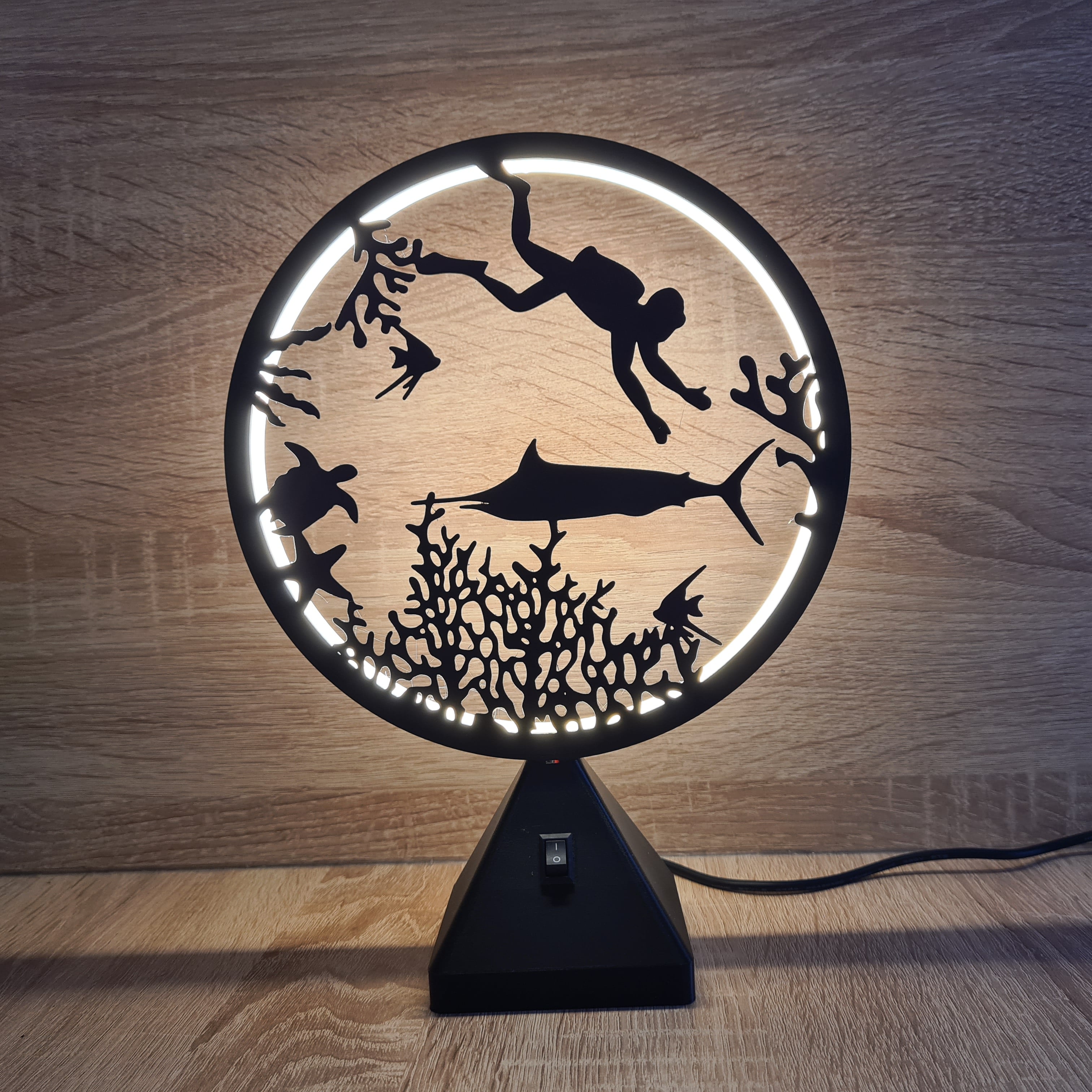 LED Ring Lamp 3d model