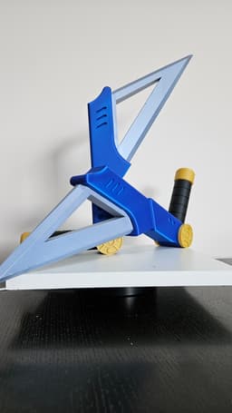 Zeo III Blue Ranger Power Tonfa 3d model