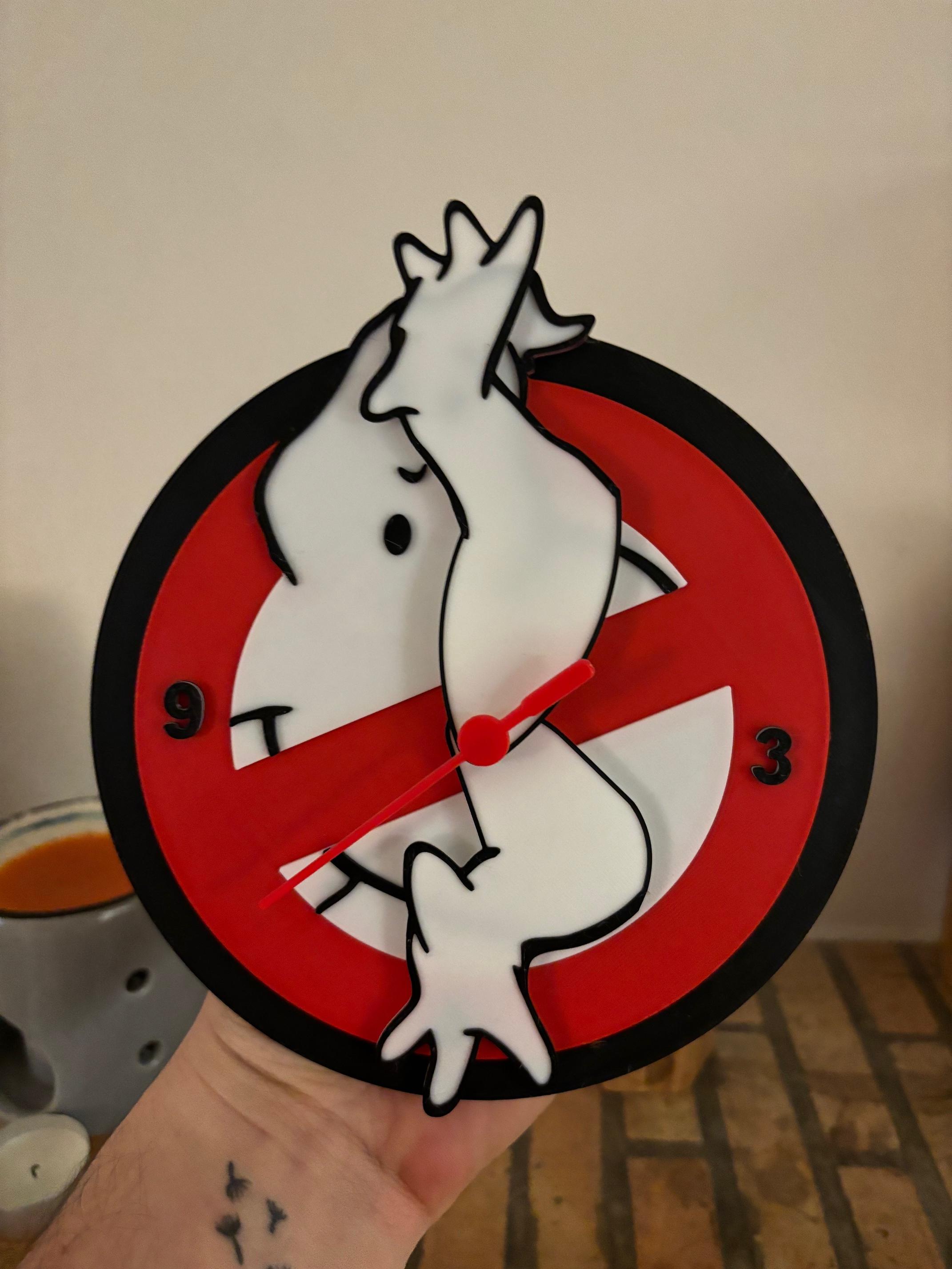 Ghostbusters clock - No AMS needed 3d model