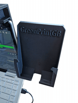 Laptop phone holder/shelf (no supports).stl 3d model