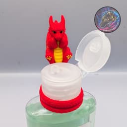 dragon hand sanitizer holder 3d model