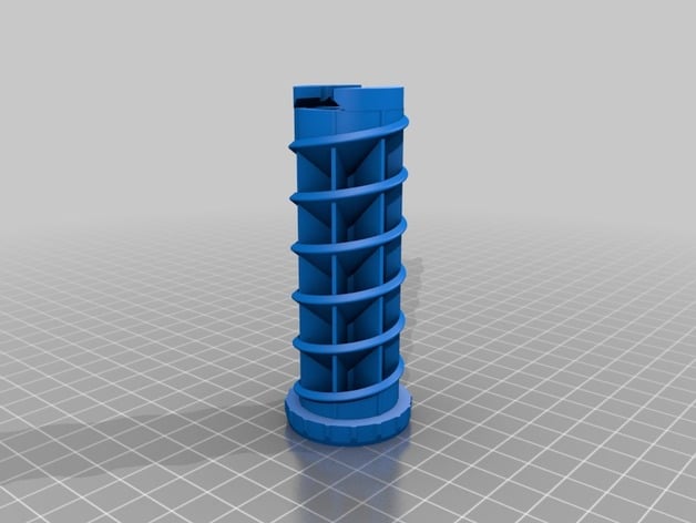 Spiral Pill Box 3d model