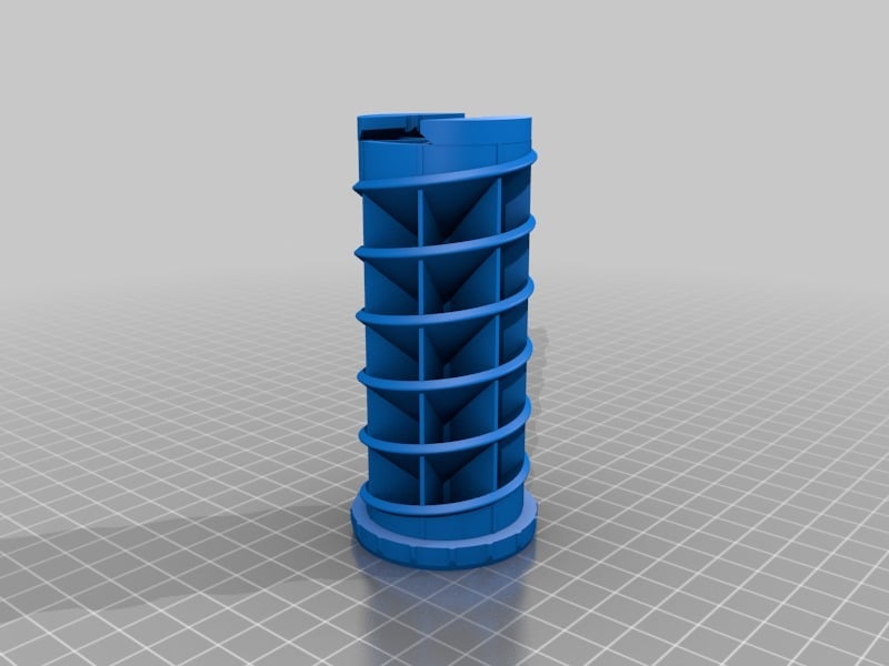 Spiral Pill Box 3d model