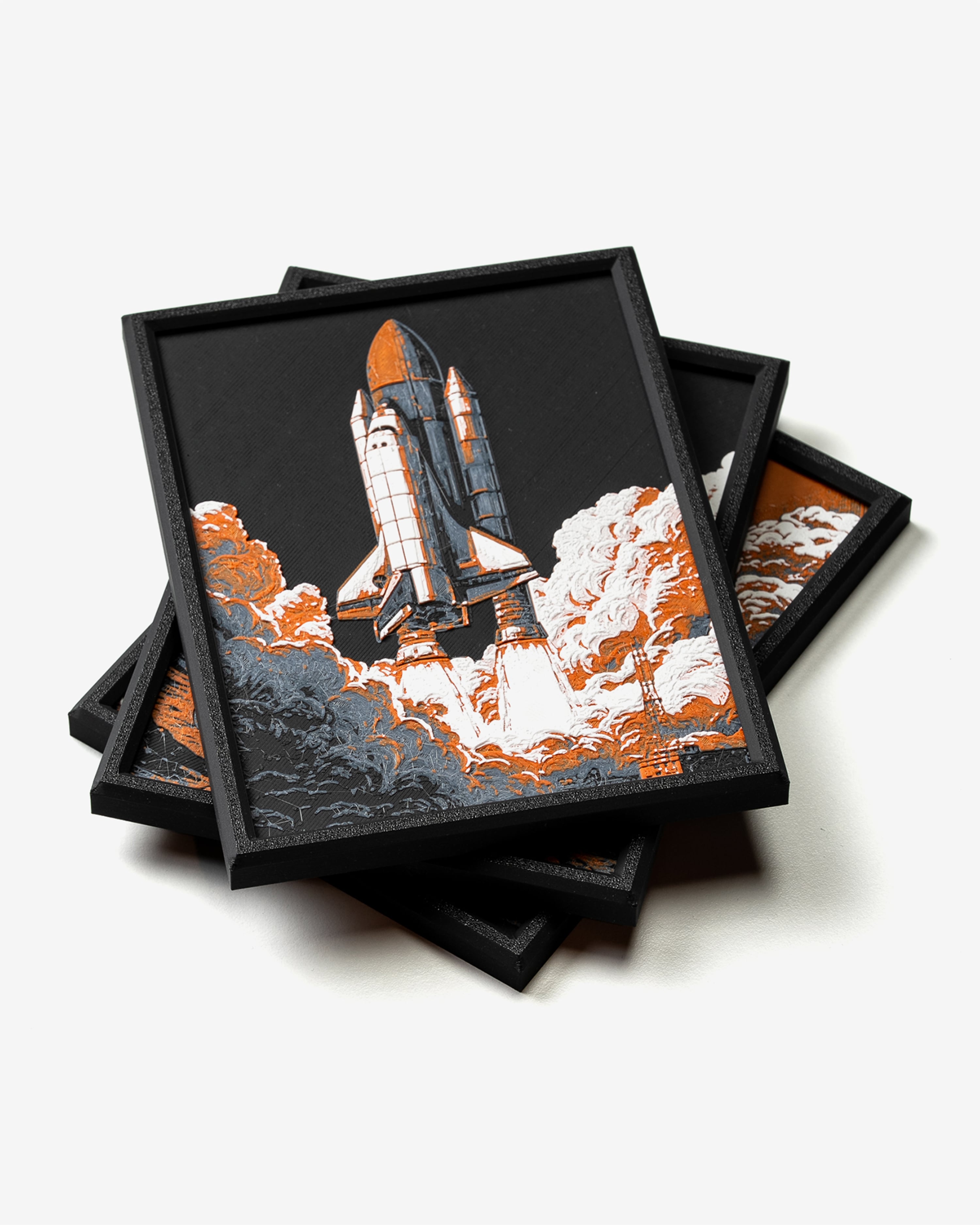 Space Exploration Wall Art 3d model