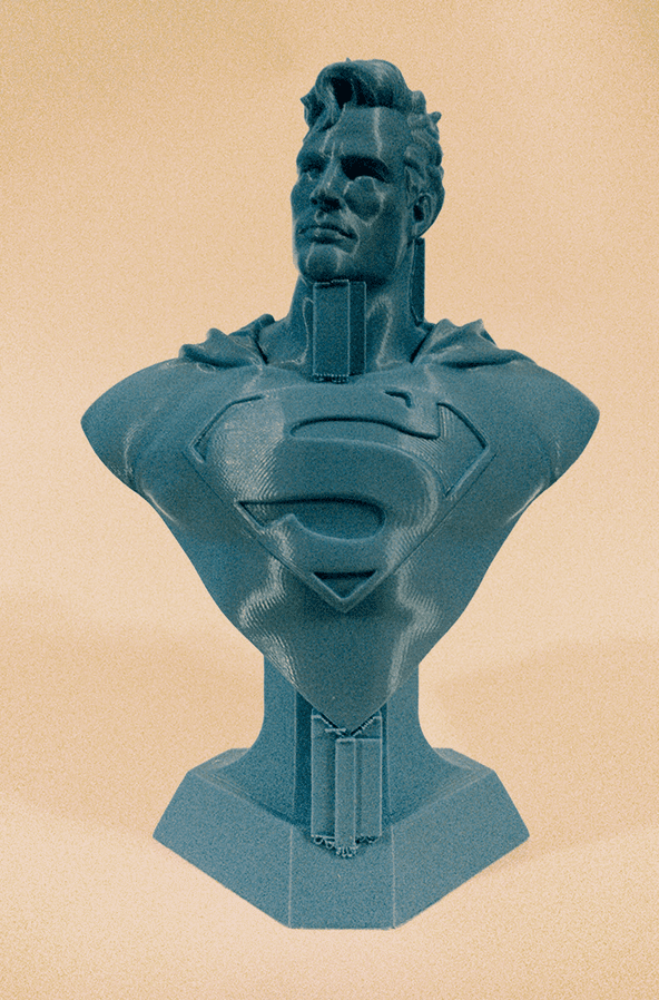 Man of Steel bust (fan art) 3d model