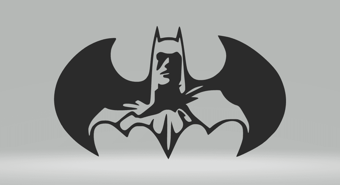 Batman New  2D Art.stl 3d model