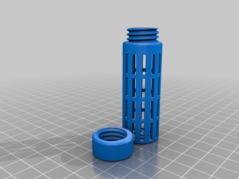 Silika Korb Behälter D22x67 / silica basket container D22x67 3d model