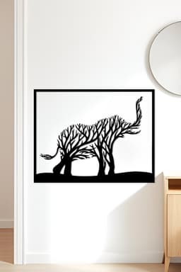 Elephant Wall Art, Wall Decor, Home Decor 3d model