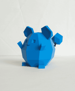 Marill Low Poly Pokemon 3d model