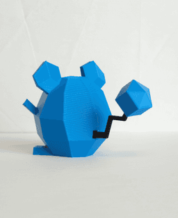 Marill Low Poly Pokemon 3d model
