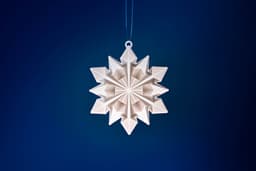 Origami Snowflake Ornament 3d model