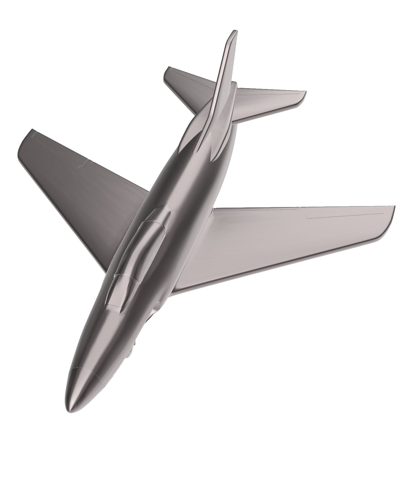 Saab J-32 Lansen 3d model