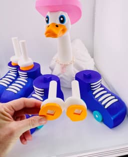 Roller Skates Goose Gear for Porch Goose 3d model