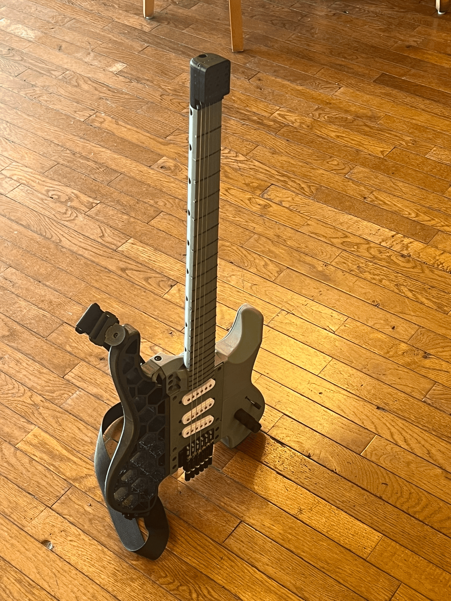 ExoGuitar - Head - Headless - String Lock 3d model