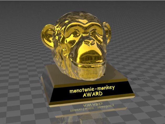 monotonie monkey AWARD 3d model