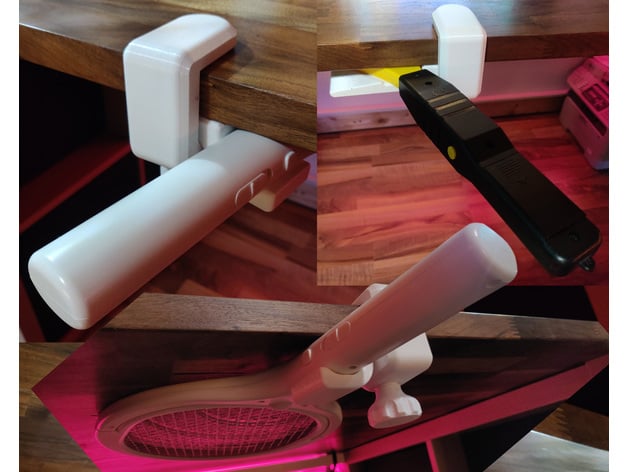 electric fly swatter CLAMPs 3d model