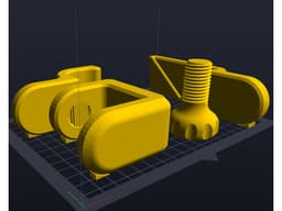 electric fly swatter CLAMPs 3d model