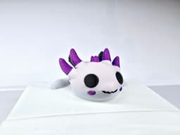 Lil Flexi Baby Dragon Keychain - Senya 3d model