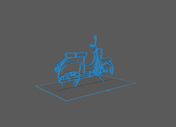 Simson - KR50 Wall Art 3d model