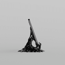 Symbiote Phone Stand Supportless 3d model