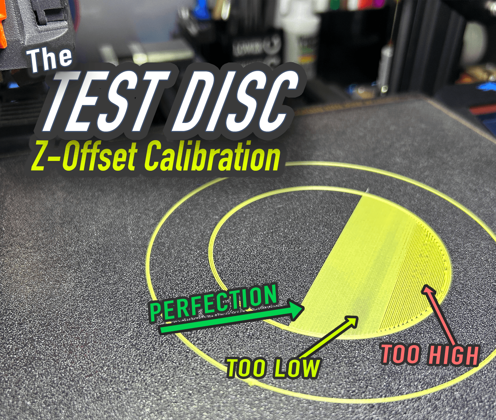 THE TEST DISC | Z-Offset Calibration Disc 3d model