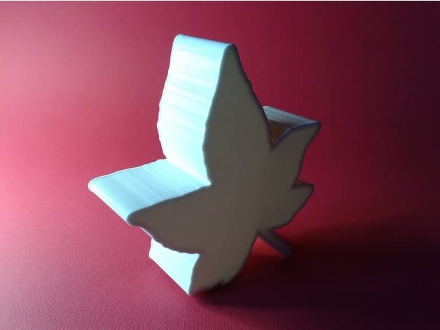 Maple Leaf nestable box (v1) 3d model