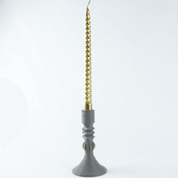 Fiora Modern Candle Holder STL | 3D Printable Decorative Candle Stand | Home Decor 3d model