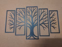 Echoes of the Tree – Fractured Life Wall Art (5-Panel Set) 3d model