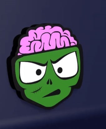 Zombie Brain - LED Strip compatible 3d model