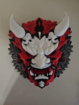 Oni Fury Relief 3d model