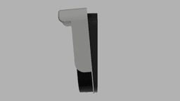 Reolink Doorbell (Wired - POE) - 5/10 Degree Tilt Down Mount 3d model