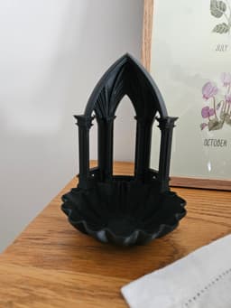 Gothic Cathedral Trinket Dish - Dark Academia 3d model