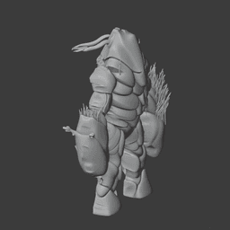 Ancient God of War Figurine 3d model