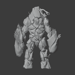 Ancient God of War Figurine 3d model