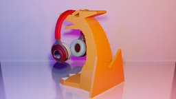 Charizard – Geometric Headphone Stand! 3d model