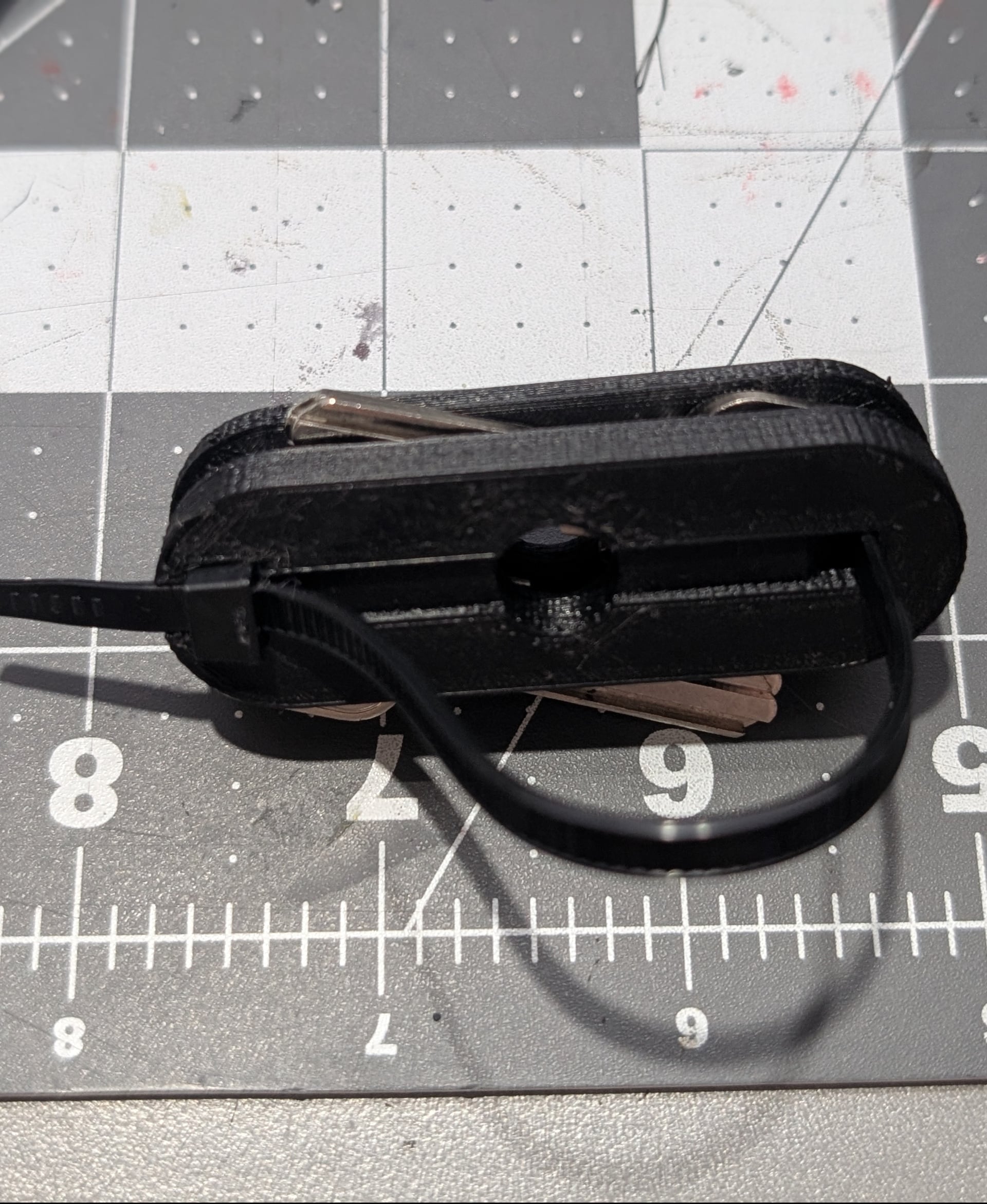 Zipkey Cable Tie Key Holder 3d model