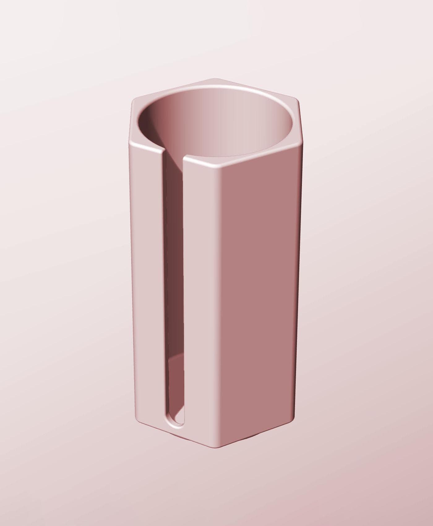 CH68-150-S Slotted container modular stackable module bin box 3d model