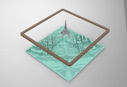 Eiffel Tower 3D City Model | Modèle 3D de la Tour Eiffel avec la ville 3d model
