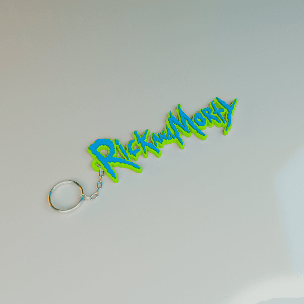 Rick and Morty - KEYCHAIN 3d model