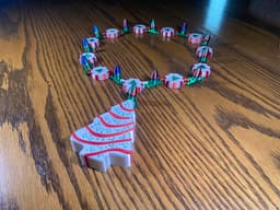 Christmas Cake Chain 3d model