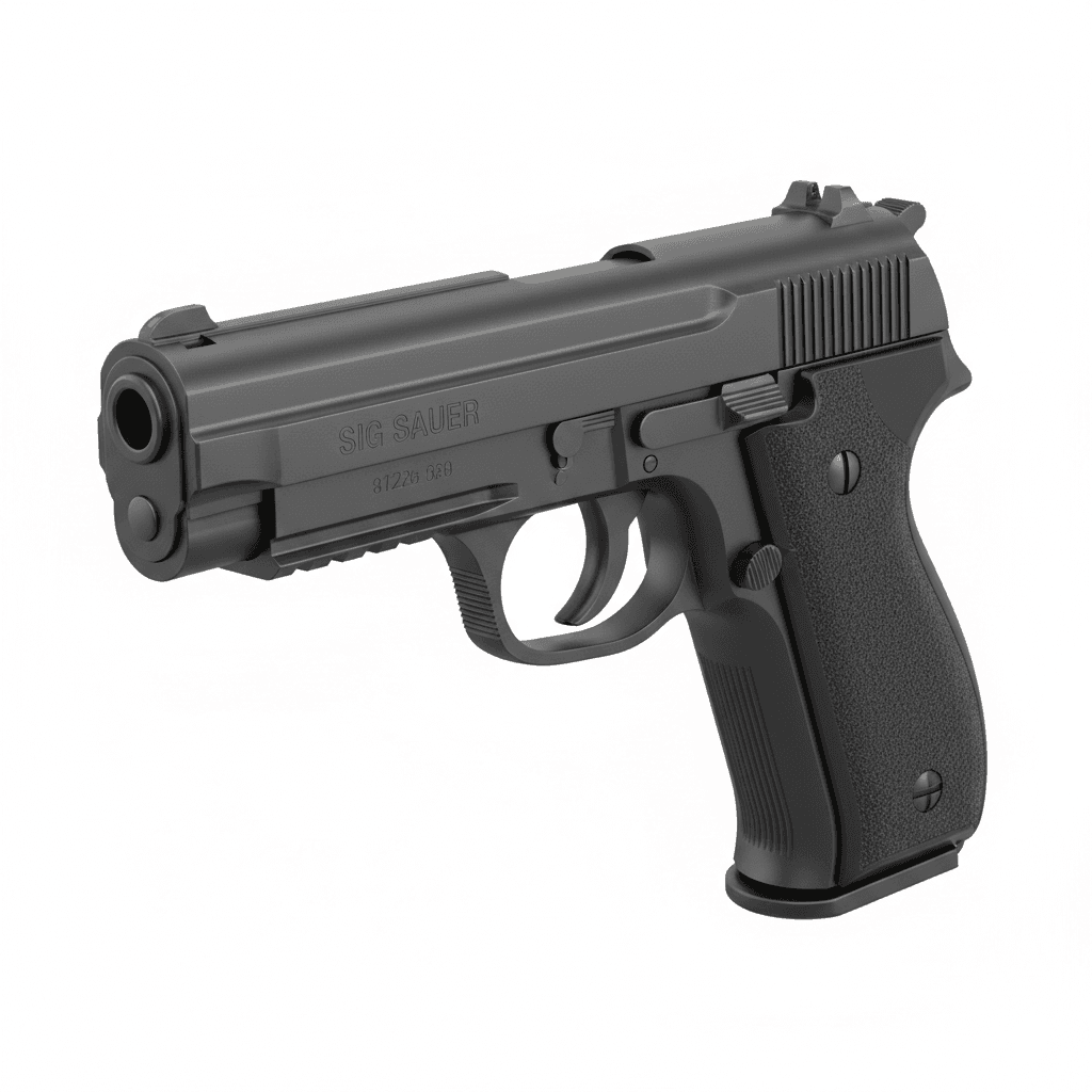 Handguns : SIG Sauer P228 Compact Service Pistol 3d model