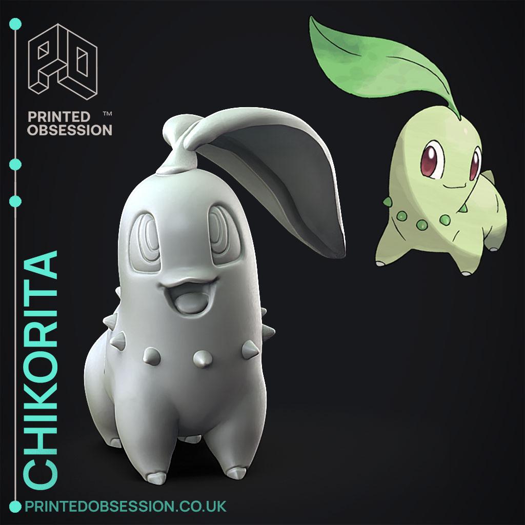 Chikorita - Pokemon - Fan Art 3d model